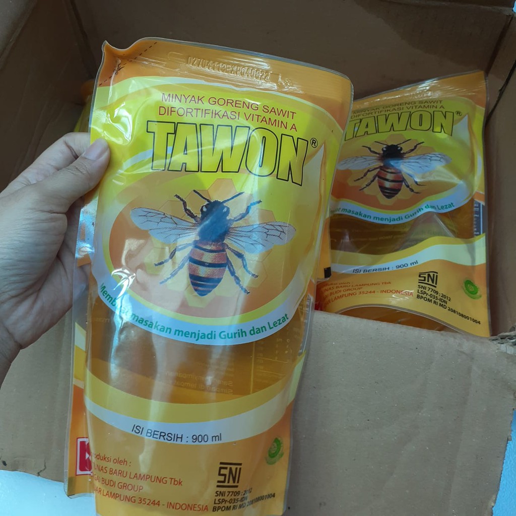 Minyak Goreng Promo Merk Tawon Refill 900ml