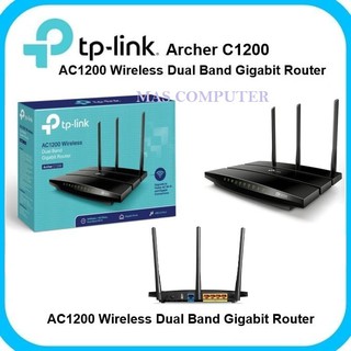 TP-LINK AC1200 Wireless Dual Band Gigabit Router Archer C1200 / Wireless Router TP-LINK AC1200