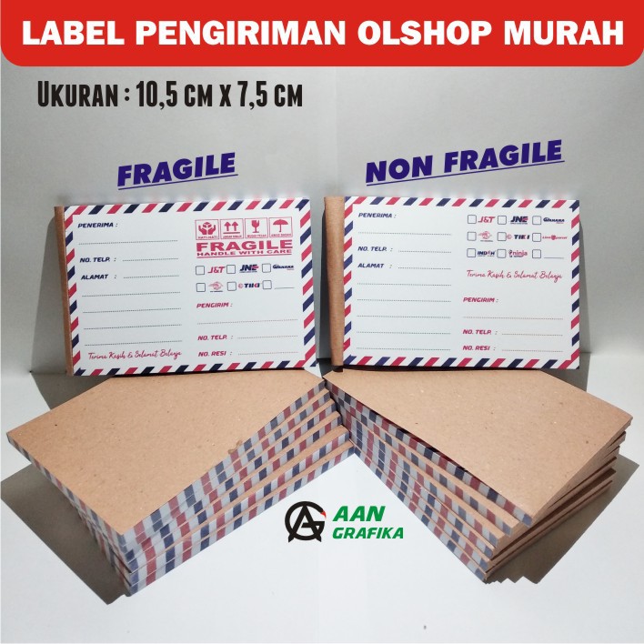 

LABEL PENGIRIMAN OLSHOP MURAH AIRMAIL