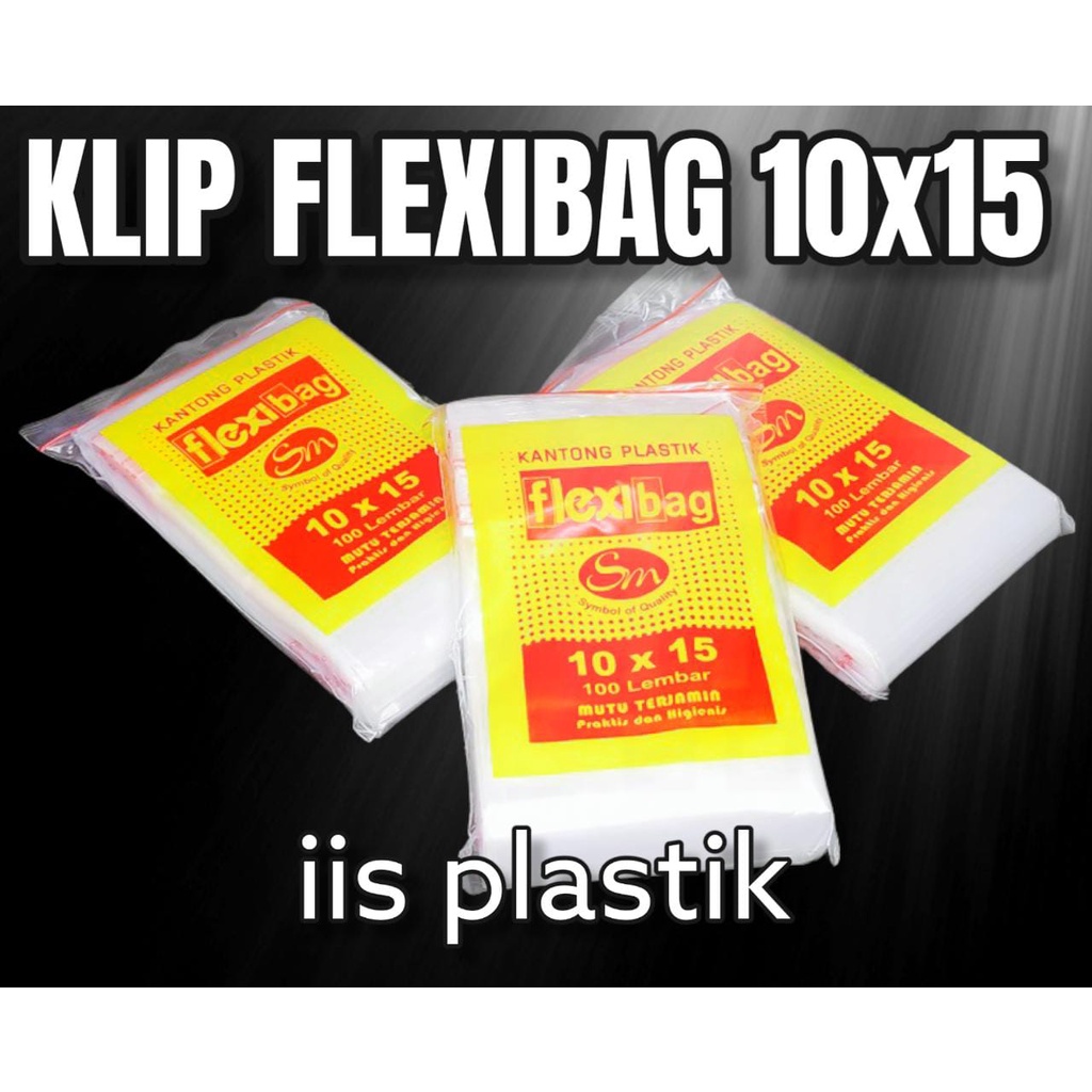 Kantong plastik klip 10x15 isi 100pcs clip ziplock zipper pouch / kantong plastik klip emas,obat,saus