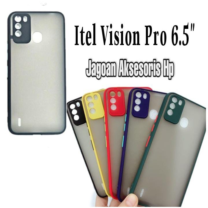 Bumper AERO CASE Itel Vision 3 / Vision 1 / Vision 1 Plus / Vision 1 Pro Hardcase My Choice List Warna Matte