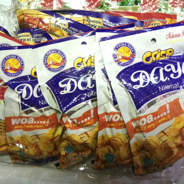 snack daya/wang chips/haha mie 1pack