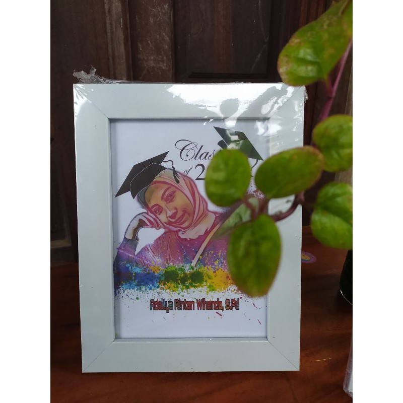 

sketsa cat minyak untuk kado 8R