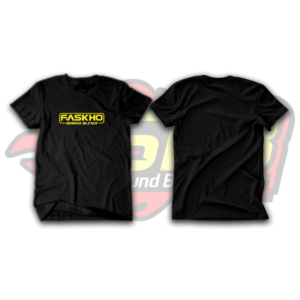 Kaos Sound System Faskho Sengox Blitar Unofficial Katun Combed Distro