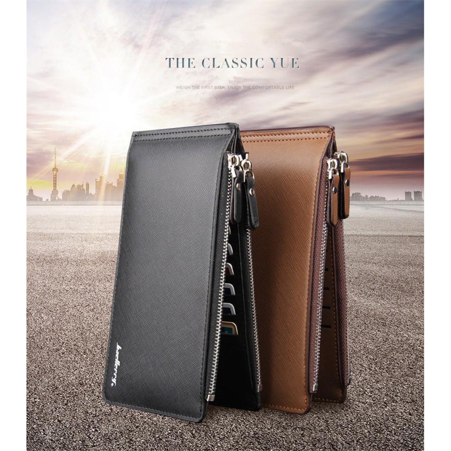 Baellerry Dompet Kartu Pria Impor Import Model Panjang