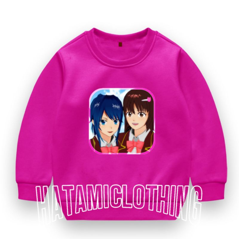 jaket sweater anak sakura school -HATAMICLOTHING