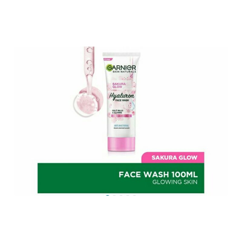 Garnier Sakura Glow Hyaluron Face Wash100mL