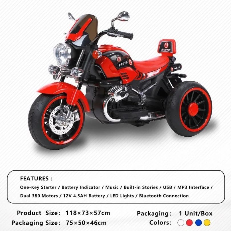 MAINAN ANAK MOTOR AKI RACING BESAR