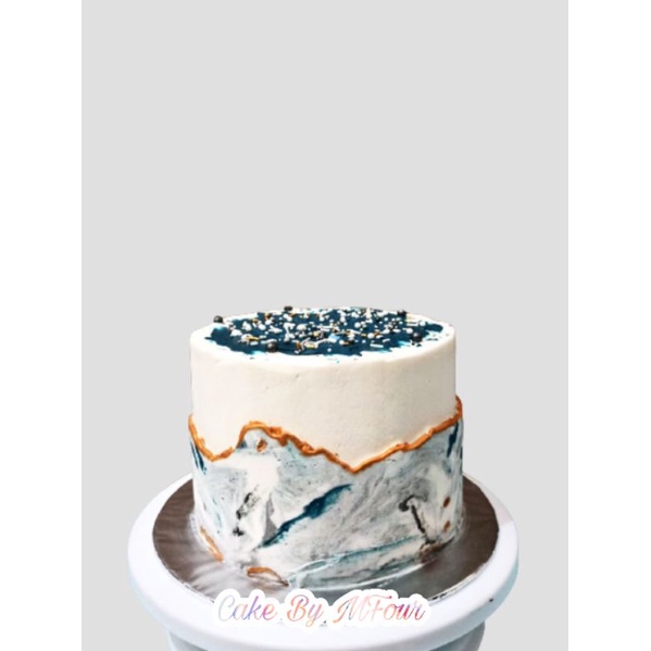 

Marble Buttercream cake