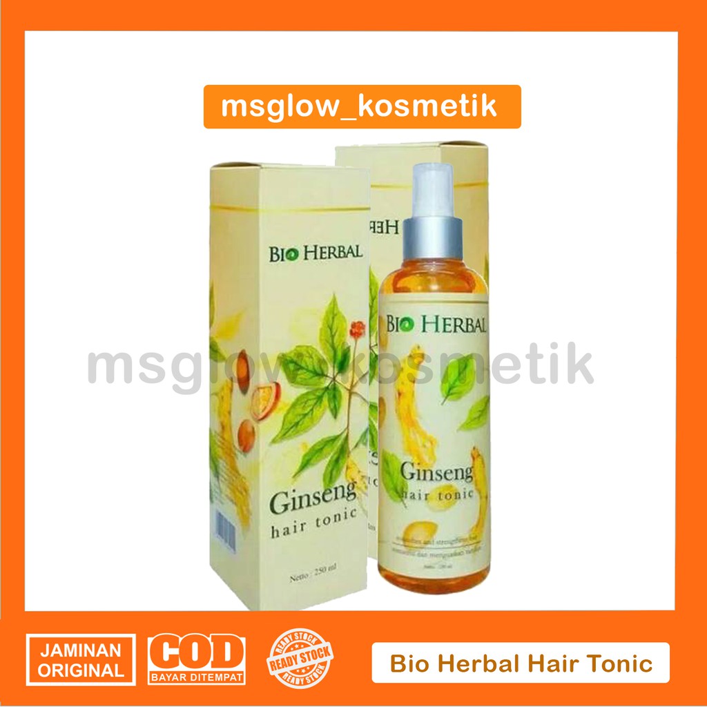 Bio Herbal Hair Tonic / Shampoo / Hair Serum - Bio Herbal Ginseng Hair Tonic BPOM - Bio Herbal ORIGI