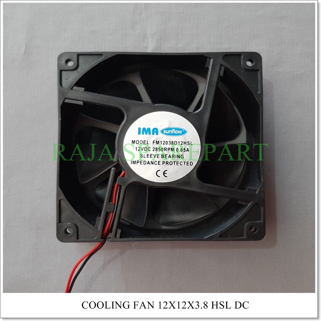 Kipas Angin Pendingin / Cooler Fan / Axial Fan DC 12V 12cm x 12 cm IMA