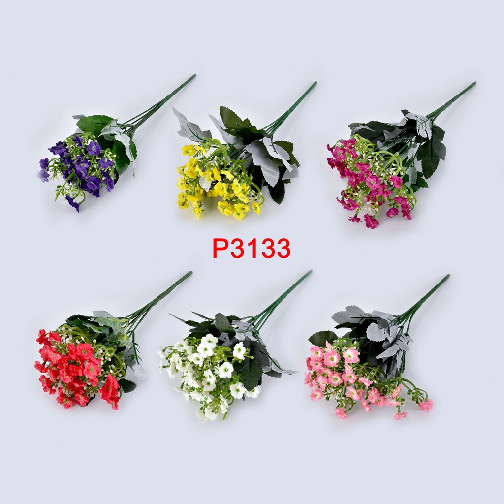 COD / SM.ID BUNGA BUKET BUNGA ARTIFICIAL ROSE BUNGA PALSU IMPORT DEKORASI RUMAH / PESTA P3133-4