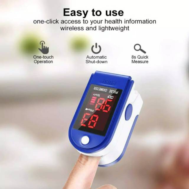 OXIMETER LED Display Merah Simple Dan Mudah Digunakan