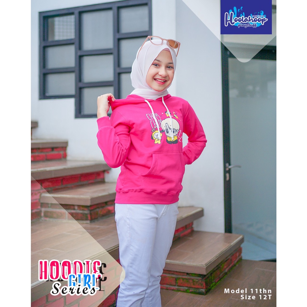 JAKET HOODIE ANAK GIRL SERIES USIA 4-12 TAHUN