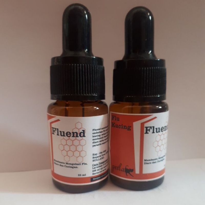 Fluend meringankan flu pilek pada kucing cair 10ml obat flu kucing