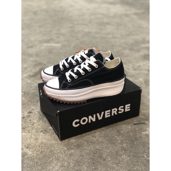 Converse Low Run Star Hike Black White