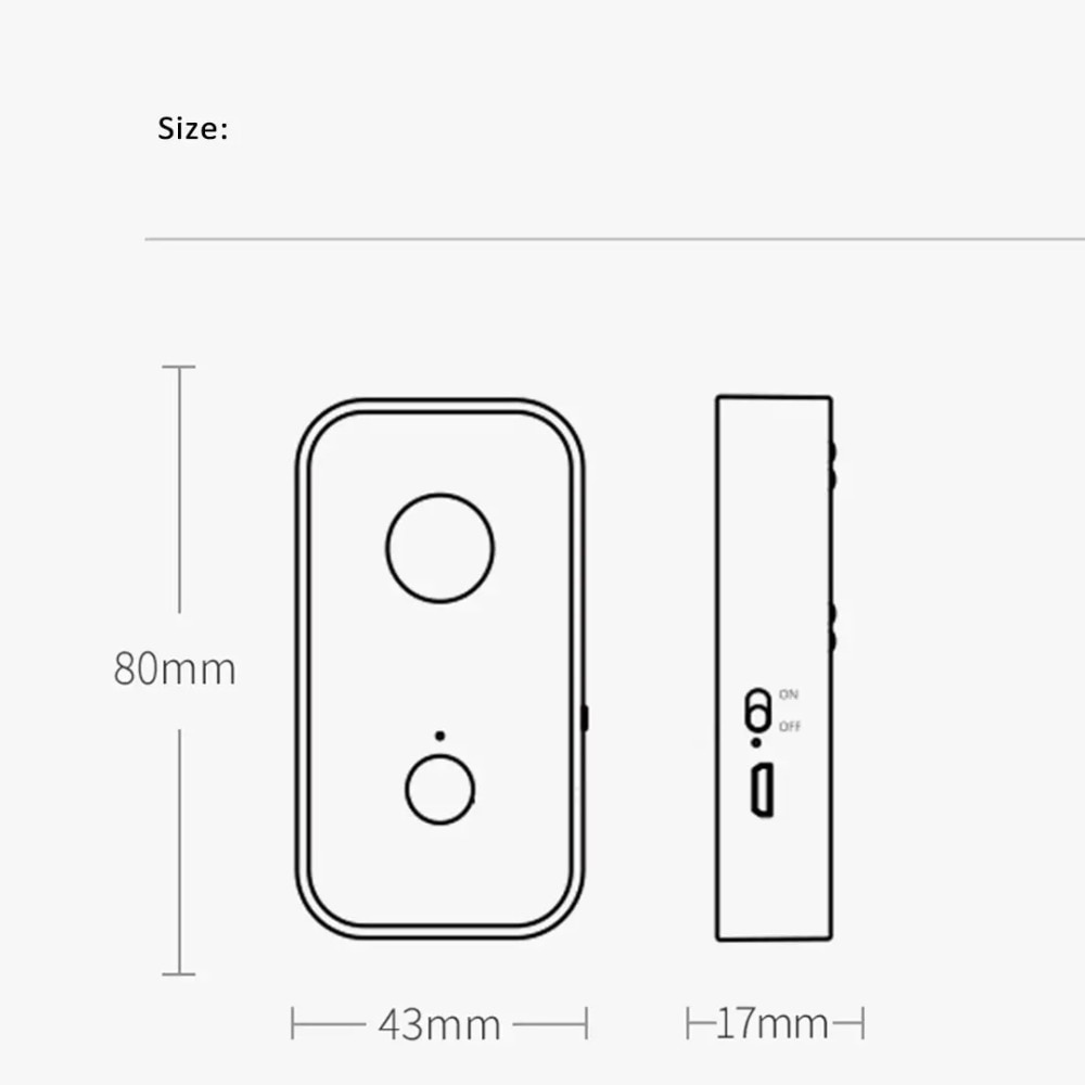 Xiaomi Smoovie ABS Infrared Detector Camera Detector Pinhole Camera Scanner 3D Built-in Sensor Chip Smooth Lines