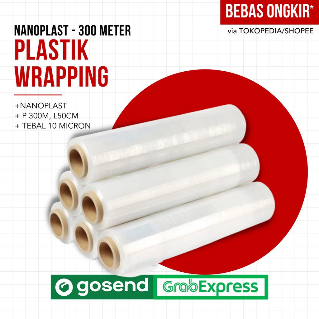 

Nanoplast - Plastik Wrapping 300 meter