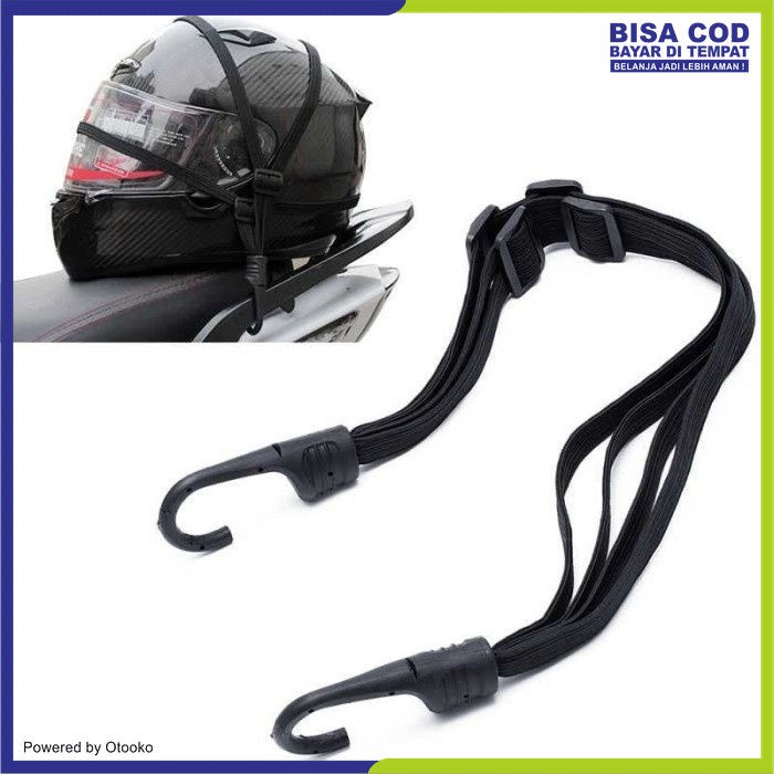 Tali Helm jaring helm Tali Pengikat Helm elastis Helmet Rope Cargo Net