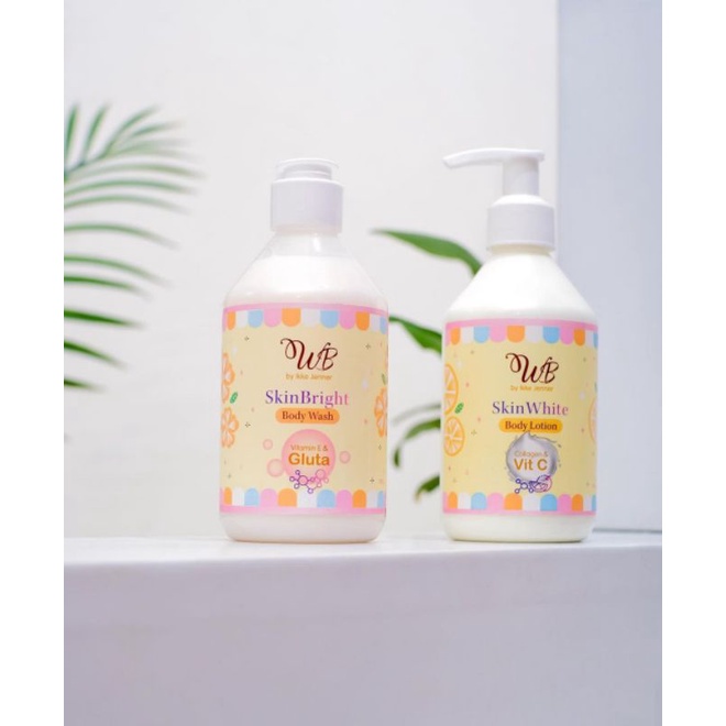 WB by Ikke Jenner - 1 Paket Body Lotion dan Body Wash Whitening Original