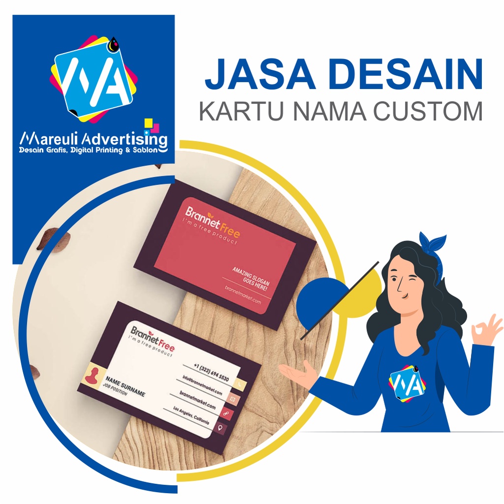 Jasa Desain Kartu Nama Custom