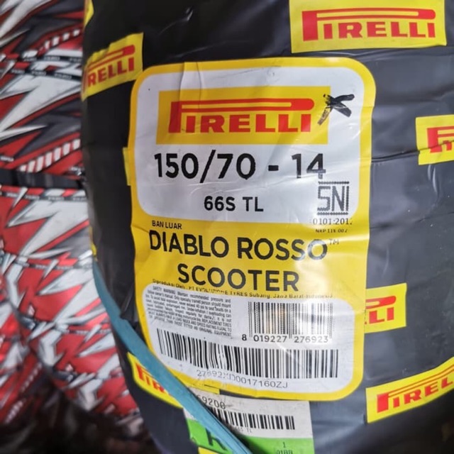 PIRELLI 150/70-14 DIABLO ROSSO SCOOTER BAN AEROX TMAX XMAX BELAKANG