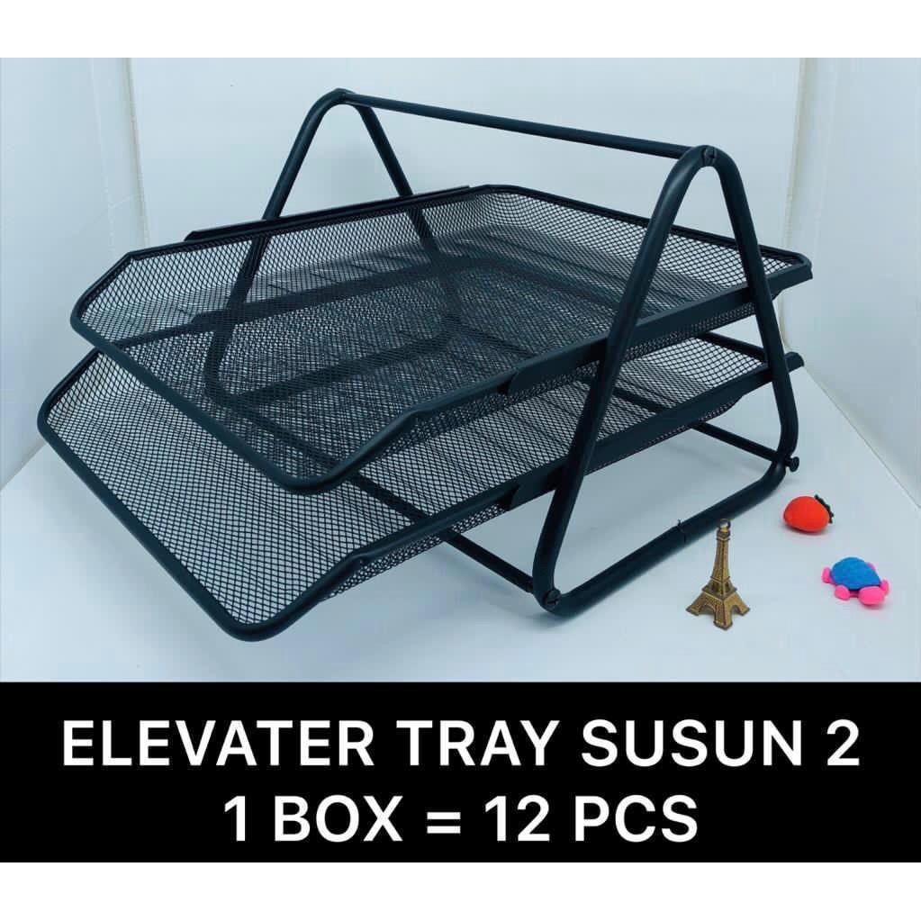 

Rak Dokumen Letter Tray 2 Susun VANCO 2002 /Paper Tray/Elevated Letter Tray 2 Susun