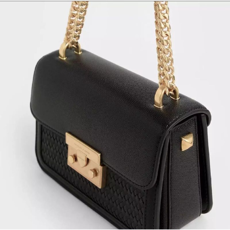 CK charles&keith wodden Boxy