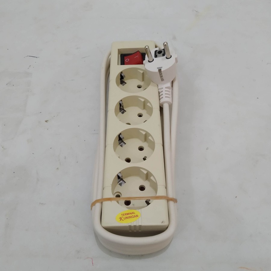 Stop Kontak Multy Socket Switch 4 Lubang 3 Meter