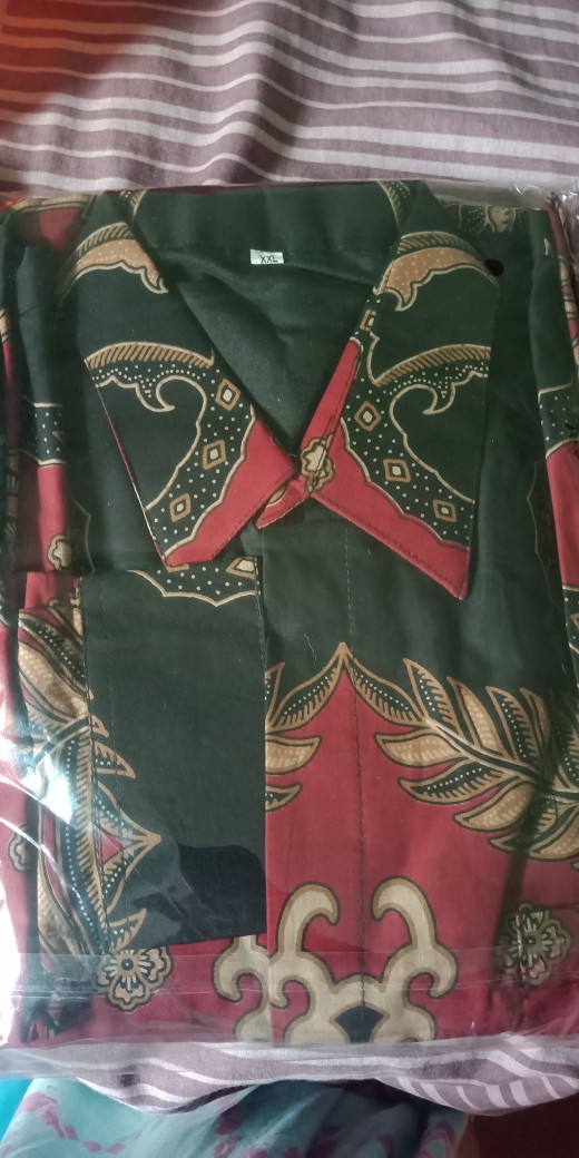 Batik Pria Lengan Panjang Lapis Furing Batik Solo Membara