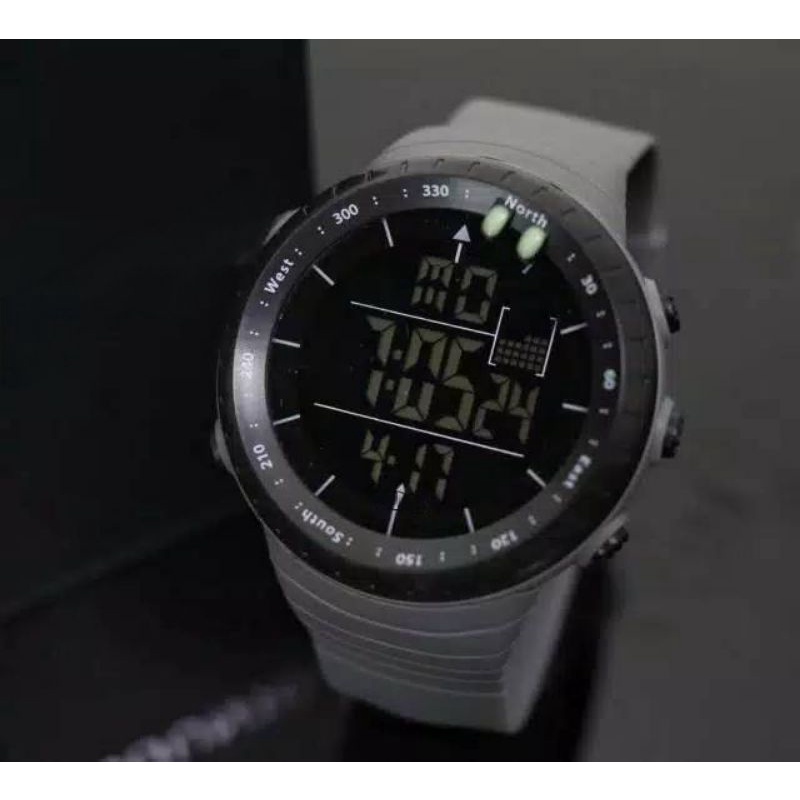 Jam Tangan Pria Sporty Sunto Corre Digital Strap Rubber Anti Air Hitam FASHION KARET ANALOG QUARTZ MEWAH ELEGAN