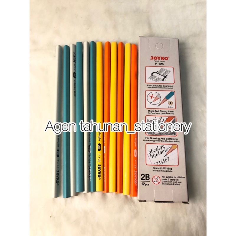 

PENSIL 2B joyko P-125 /Pensil 2B dengan warna pastel cantik sketch drawing