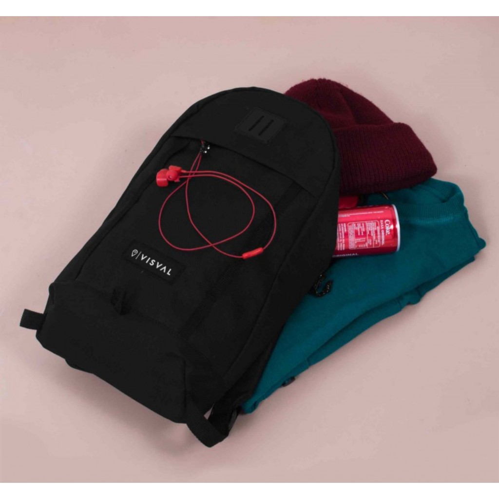 Visval Tas Ransel Ridley Hitam