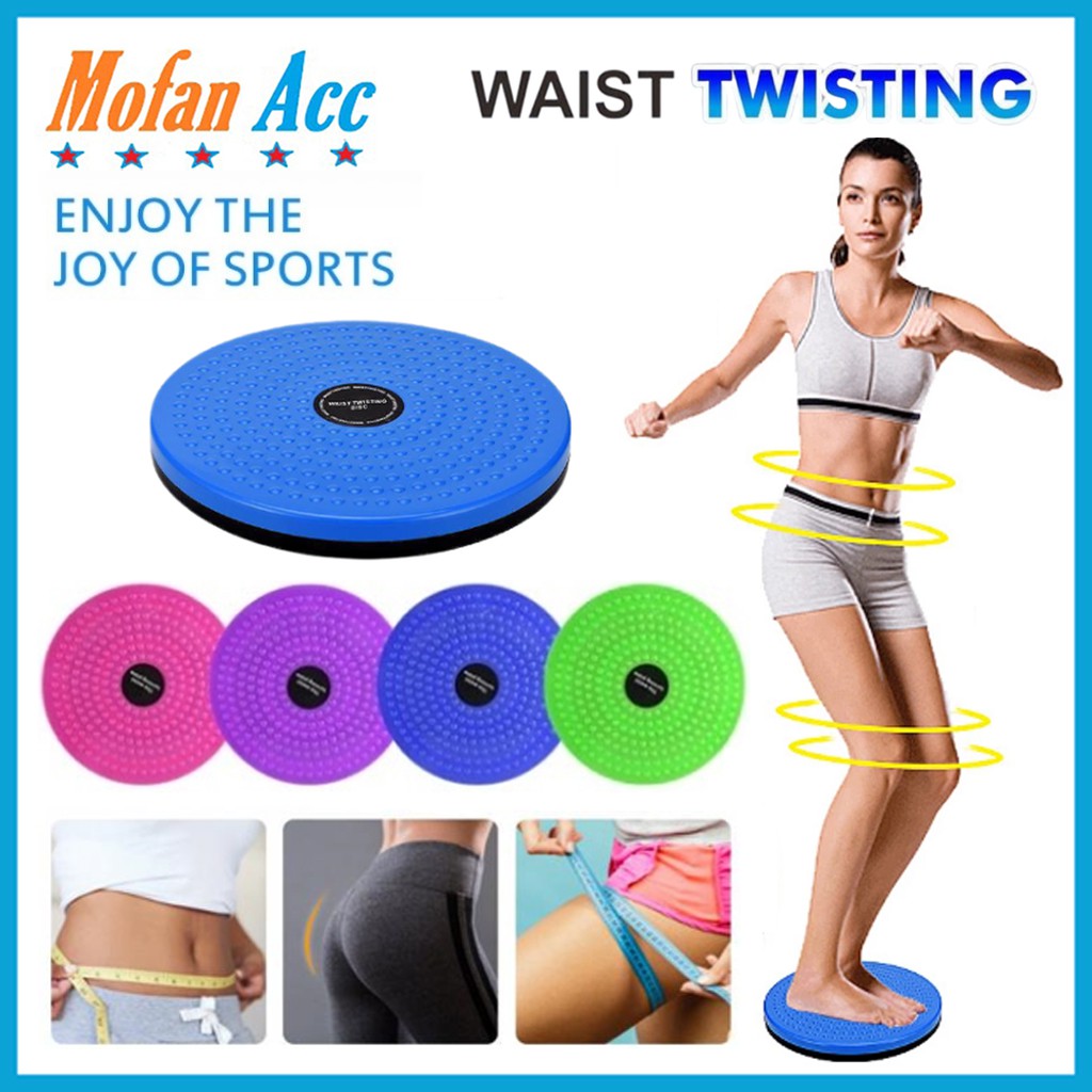 Piring Senam / Waist Twisting Disc - Alat Olahraga Putar Pelangsing Tubuh Pengecil Perut Pinggang Piringan Senam Pengencang Bokong