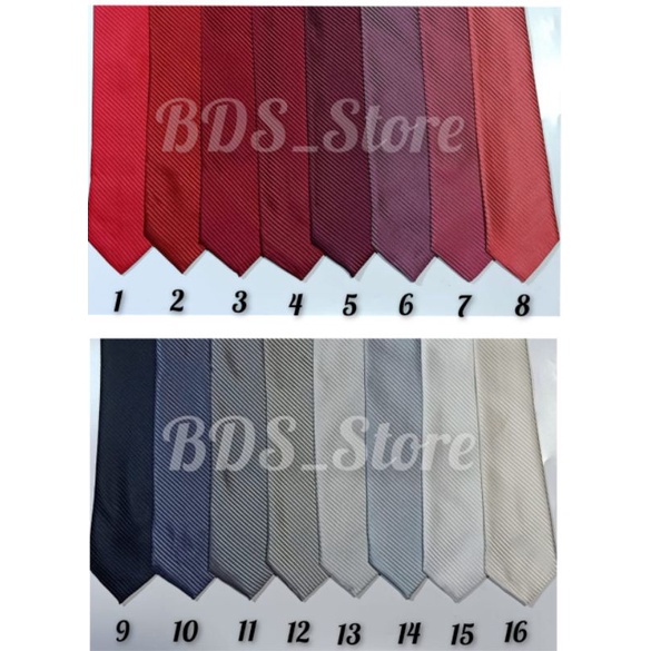 Dasi Pria Motif Salur Warna Biru Navy Ukuran medium 3inchi