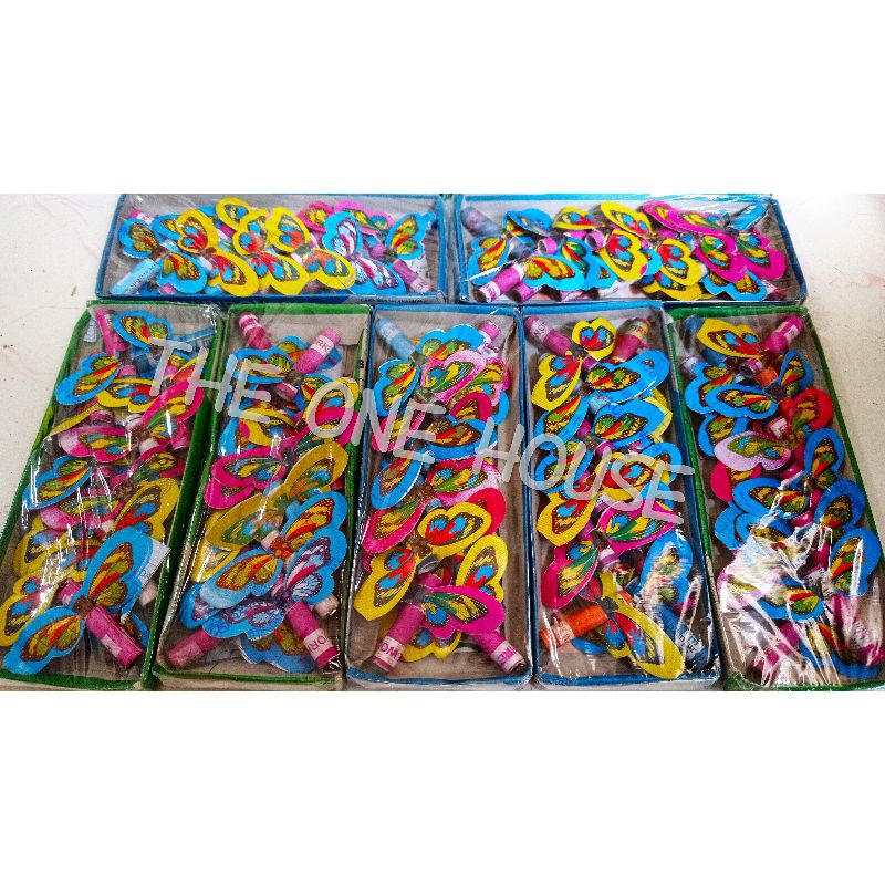 MAINAN ANAK - ANAK KEMBANG API KUPU KUPU TERBANG CAPUNG (12PCS/pack)