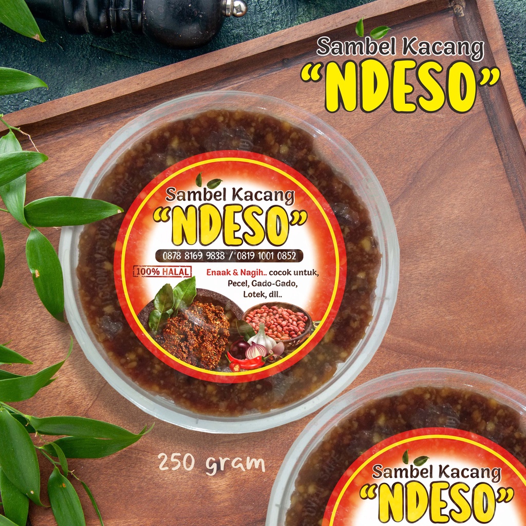 

SAMBEL PECEL / SAMBEL KACANG "NDESO