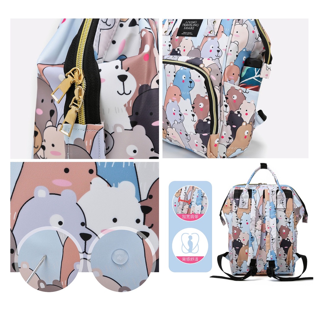 Tas Bayi Traveling Diaper Bag Traveling Tas Bayi Tas Popok Bayi Tas Ransel Mommy