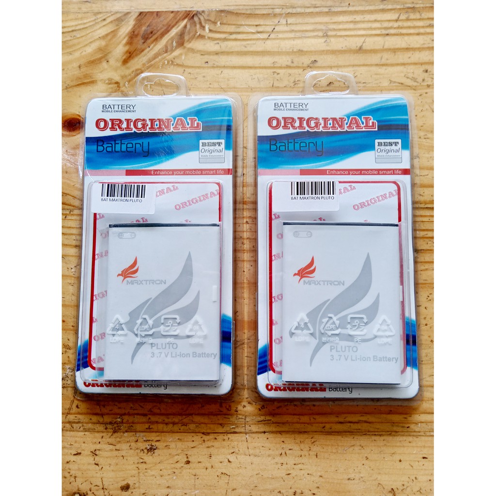 Baterai Handphone Maxtron Pluto - Maxtron Pluto Double Power Maxtron Batre HP