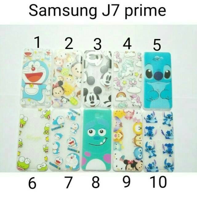 Case Ultrathin Karakter For Samsung J7 Prime / Softcase Samsung J7 Prime
