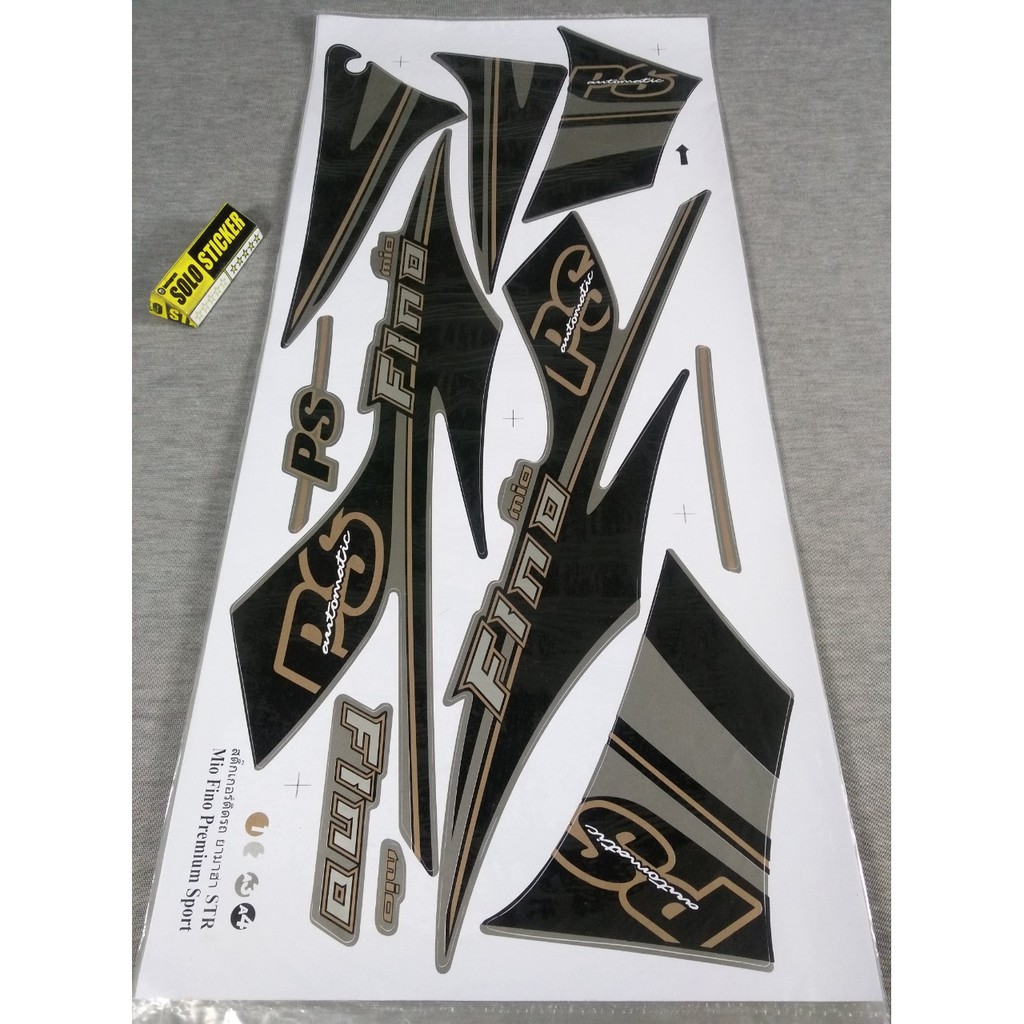 BISA COD Striping Sticker Variasi Mio Fino Karbu PS Shopee Indonesia