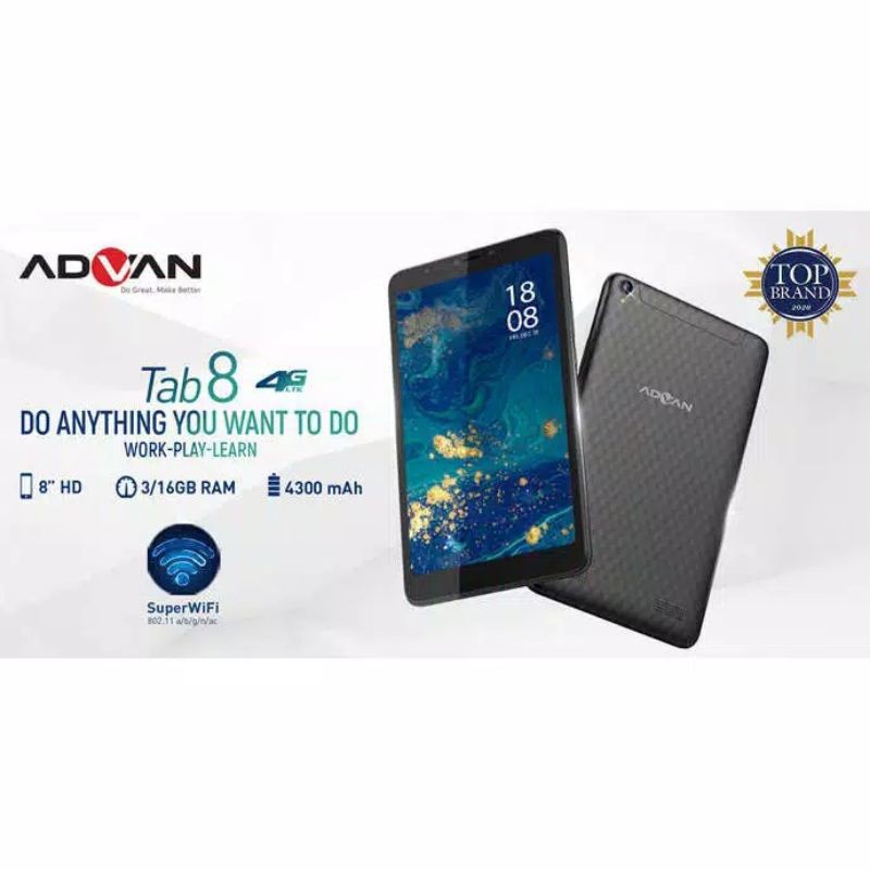 Advan Tab Belajar 8&quot; 3/16GB