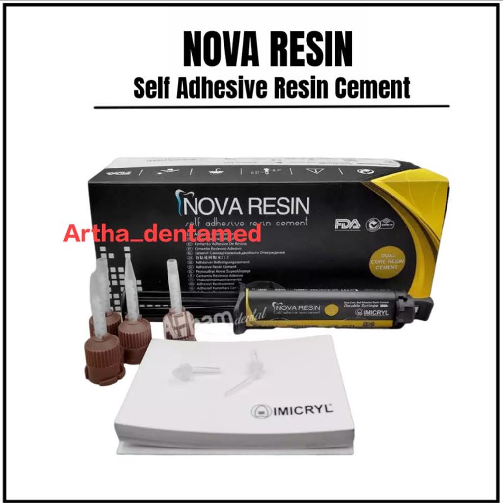 DENTAL DUAL CURE RESIN CEMENT SELF ADHESIVE / NOVA IMICRYL