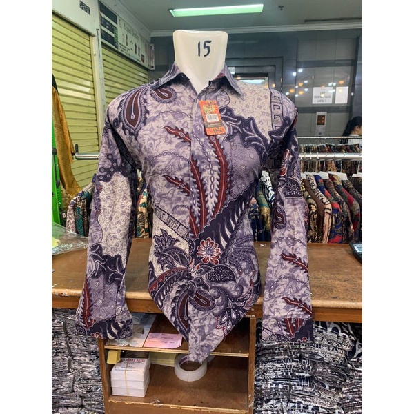 KEMEJA BATIK LENGAN PANJANG KATUN PREMIUM MODEL TERBARU MURAH MERIAH
