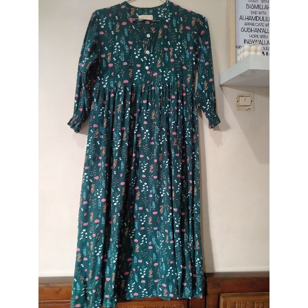 PRELOVED LITTLE DITSY ILARIA SEAWED// LITTLE DITSY SIZE 5 //GAMIS ANAK DITSY