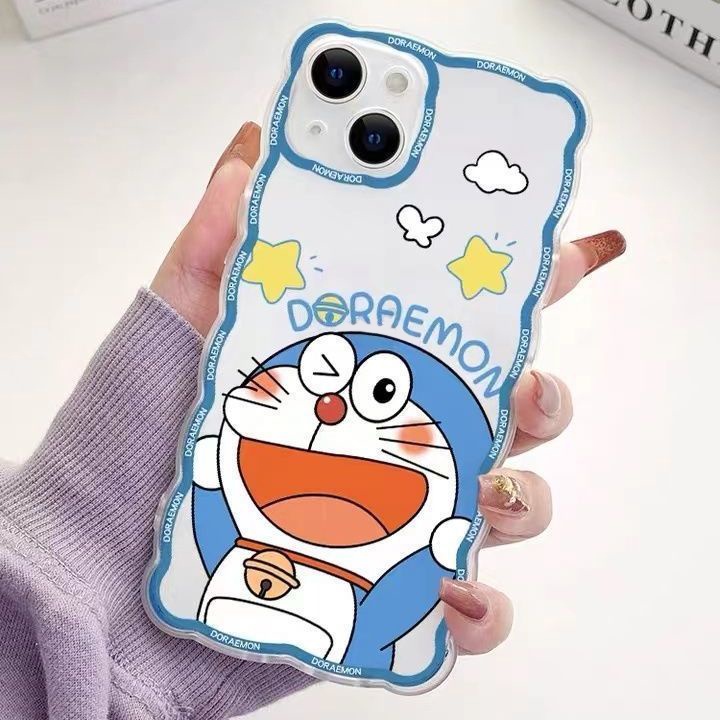 Case Pelindung Handphone Motif Kartun Kucing Untuk IPhone 13 / 12 Pro Max 11 / XS / XR / X / 8 / 7 / 6 Plus Mini