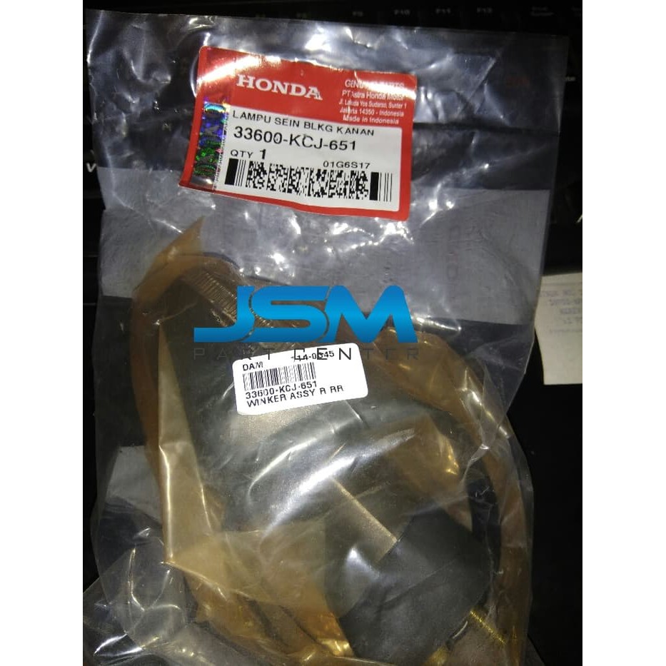 LAMPU SEIN SEN HONDA TIGER REVO ORI AHM ORI ORIGINAL