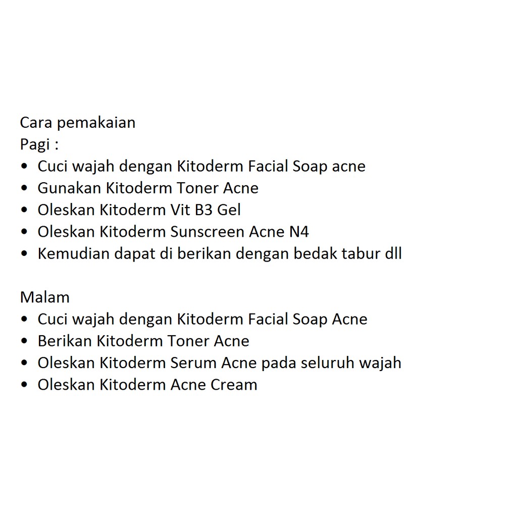 PAKET Kitoderm Super Diamond Acne Original / Paket Anti Jerawat &amp; Bruntusan isi 6 BPOM AMan