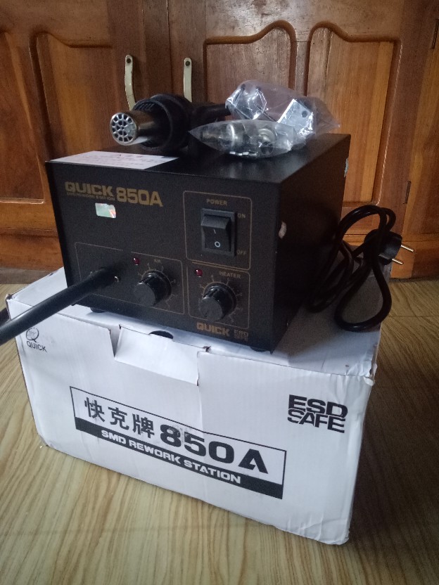 Blower / Solder Uap / Hot Air Gun 850a ( Analog / Manual )