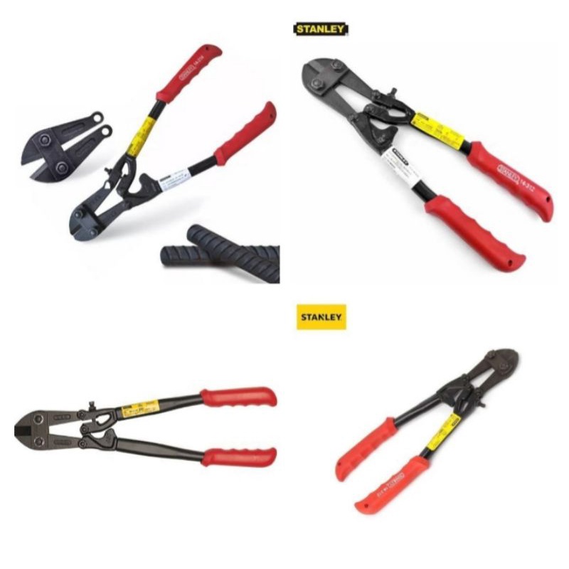 Bolt Cutter 12" Stanley 14-312-S Forged Handle Pemotong Tembaga - Kawat - Besi Dll